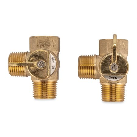 Camco BY-PASS KIT, 8IN SUPREME PERM BRASS FOR 6GAL TANK 35953